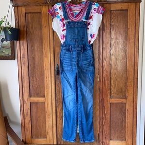 Madewell Stovepipe overalls